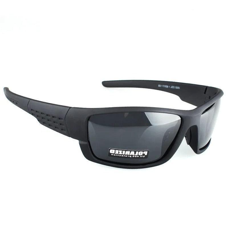 Black Polarized Sports Sunglasses