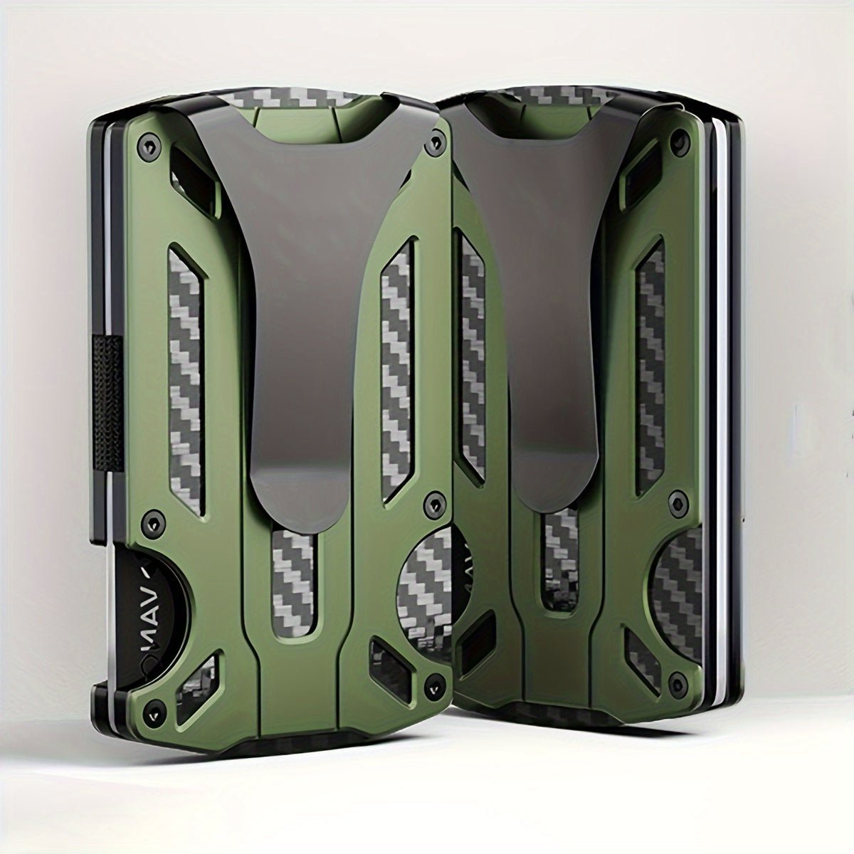 Ultra-Thin Aluminum Alloy RFID Blocking Card Holder Anti-Theft Menās Wallet