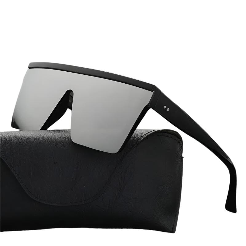 Vintage Flat Top Square Sunglasses Men's UV400 Shades for Women