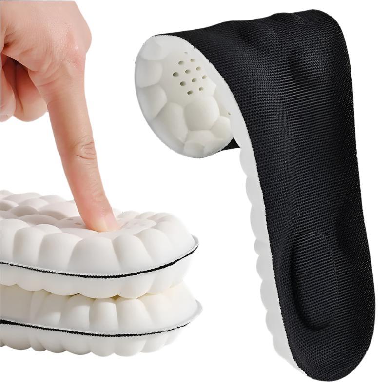 High Elasticity Latex Sports Insoles Breathable Shock Absorption Shoe Pads