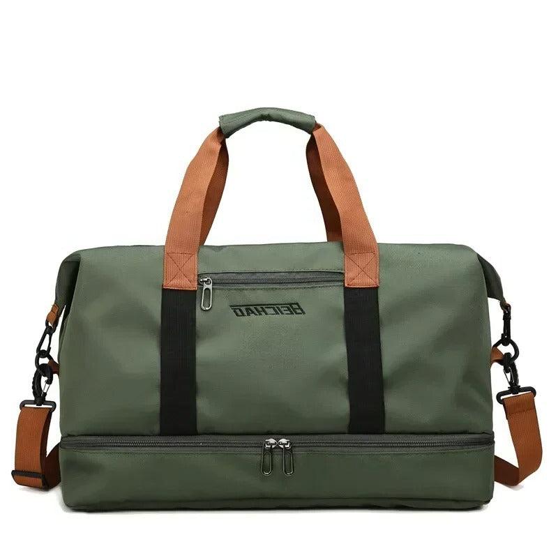 Large Capacity Waterproof Gym Bag Men's Portable Fitness Travel Shoulder Bag