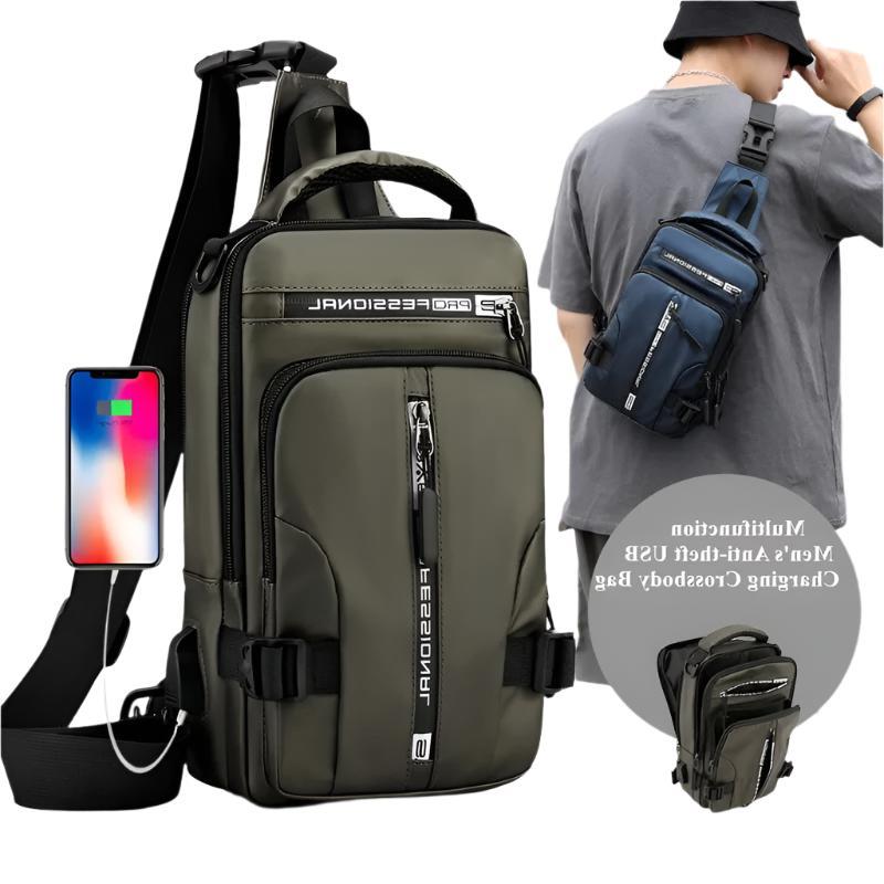 Men's Casual Waterproof Shoulder Bag 