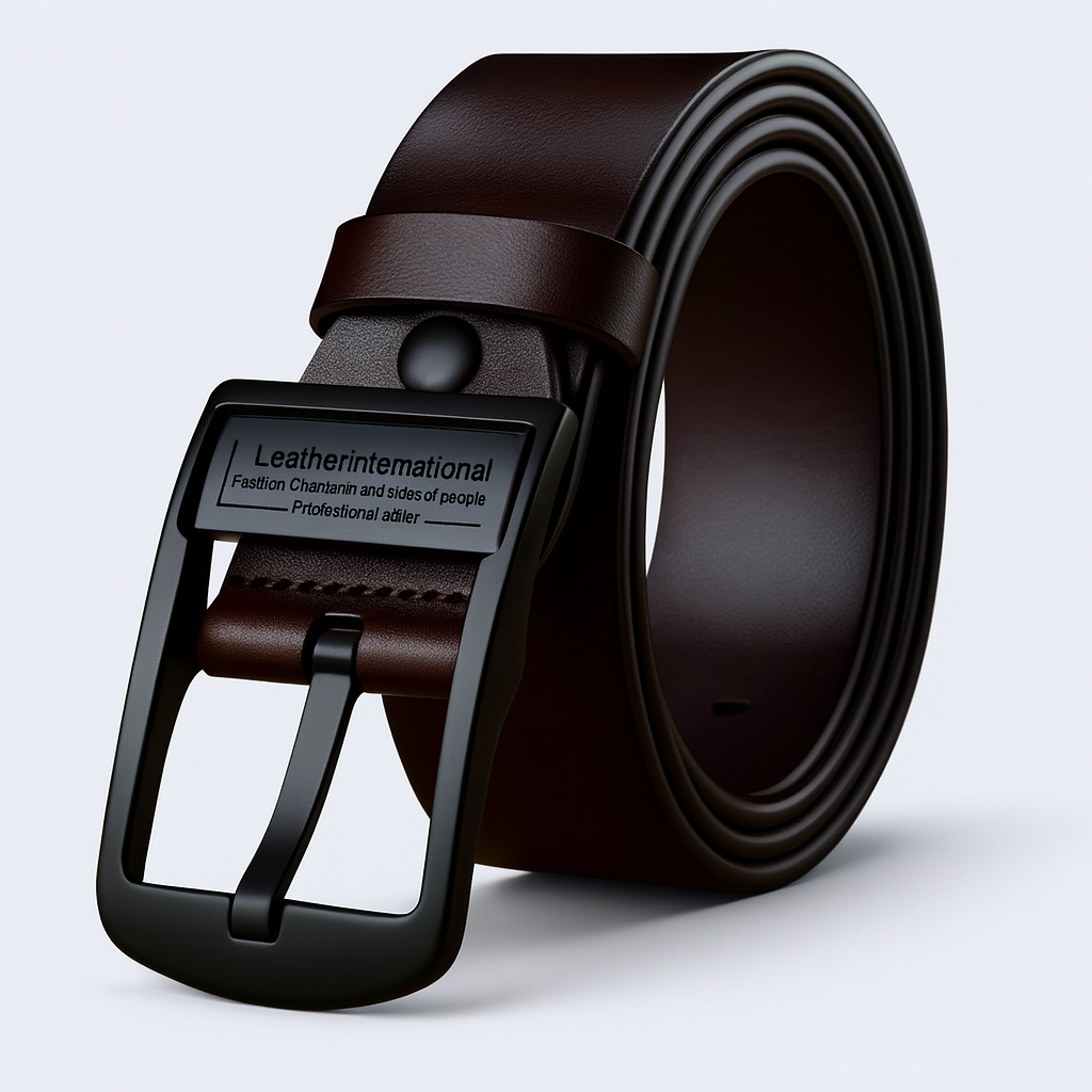Luxury Menelites Leather Cowhide Belt