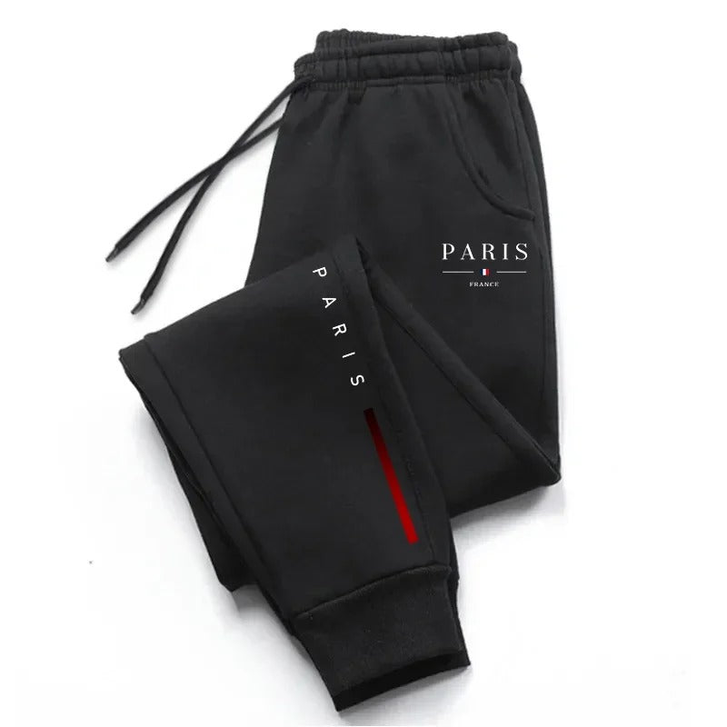 Paris Printed Men’s Sweatpants Casual Jogger Urban Fashion Trousers