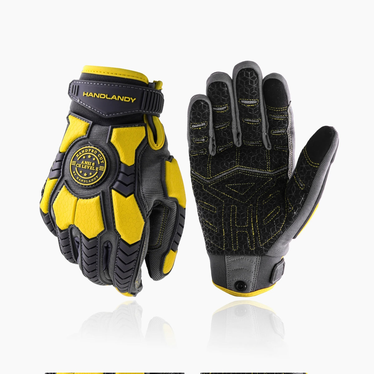 Men’s Cut Resistant Work Gloves Impact Safety Touchscreen