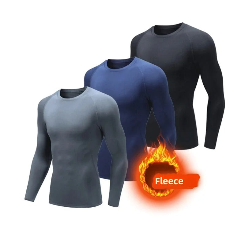 Men’s Thermal Undershirt Compression Base Layer for Winter Sports