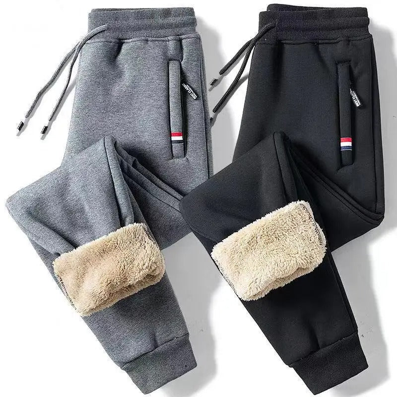 Men’s Winter Fleece Jogging Pants Warm Casual Sweat Trousers