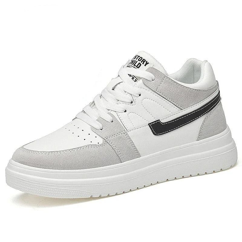 Men's Elevator Sneakers Height Increasing Shoes Breathable Sports Style