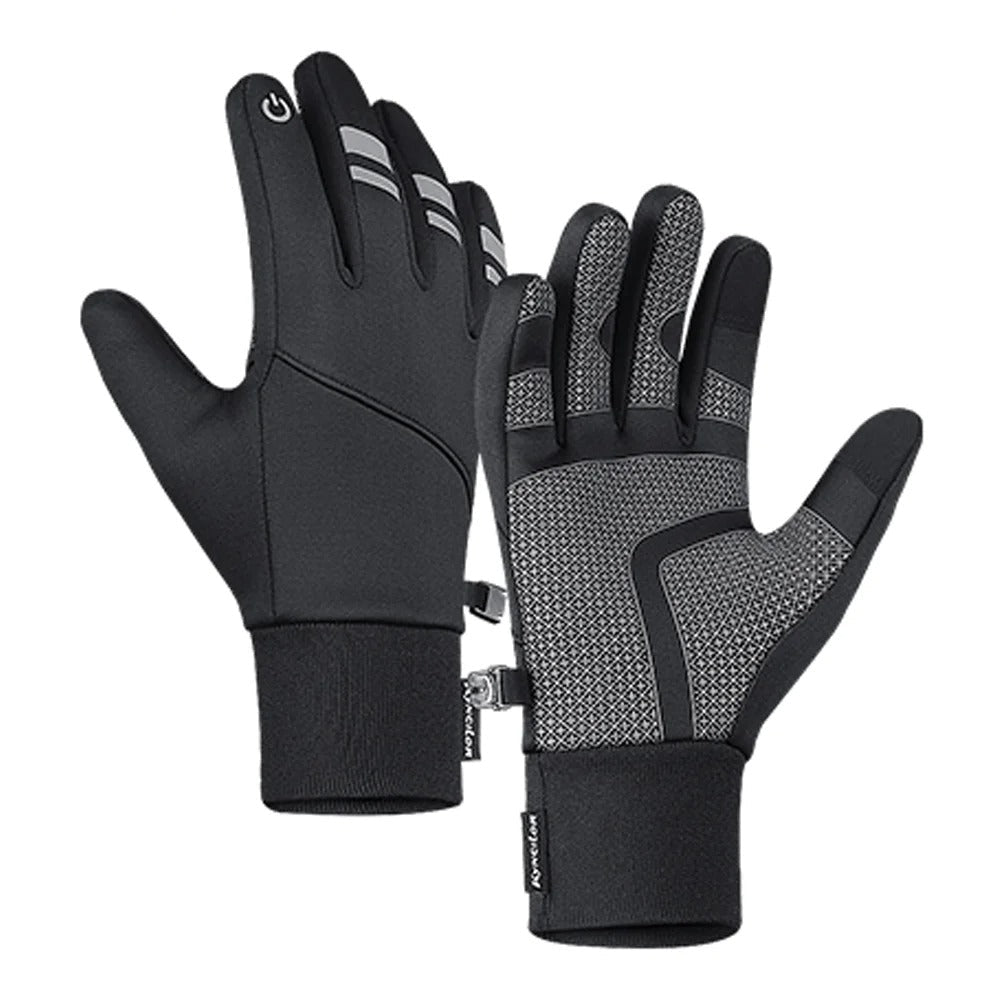 Men’s Winter Cycling Gloves Windproof Touchscreen Outdoor Sports