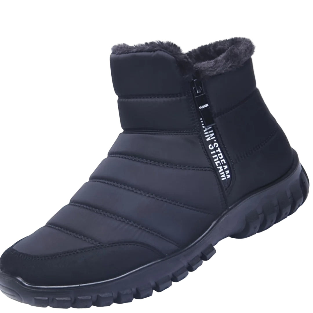 Men’s Warm Cotton Ankle Boots Waterproof Winter Sneakers