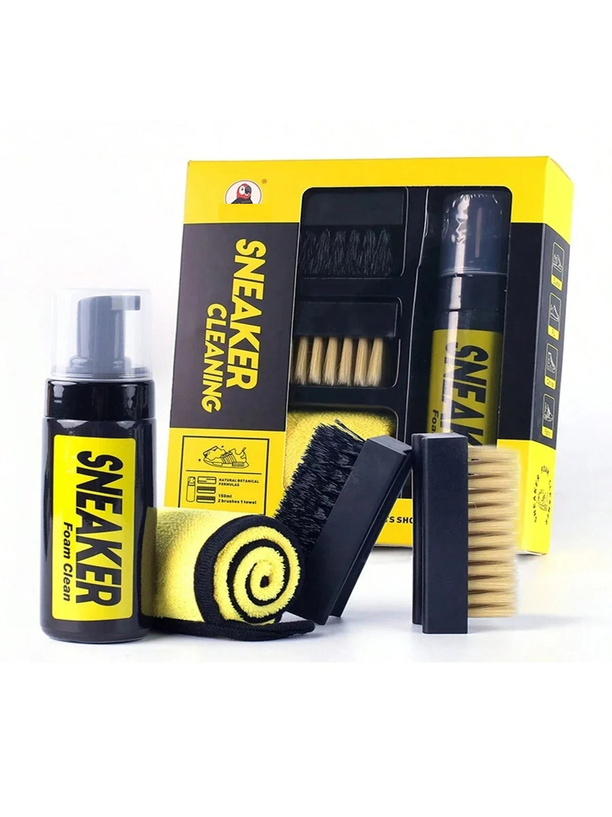 Shoe Cleaner Care Kit for Leather Canvas Fabric Sneakers