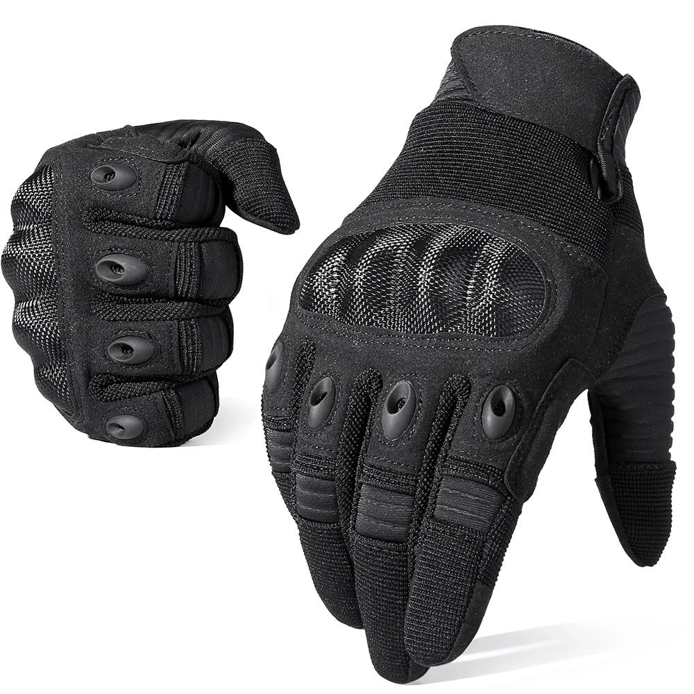 Men’s Tactical Touchscreen Gloves Anti-Skid Full-Finger Protection