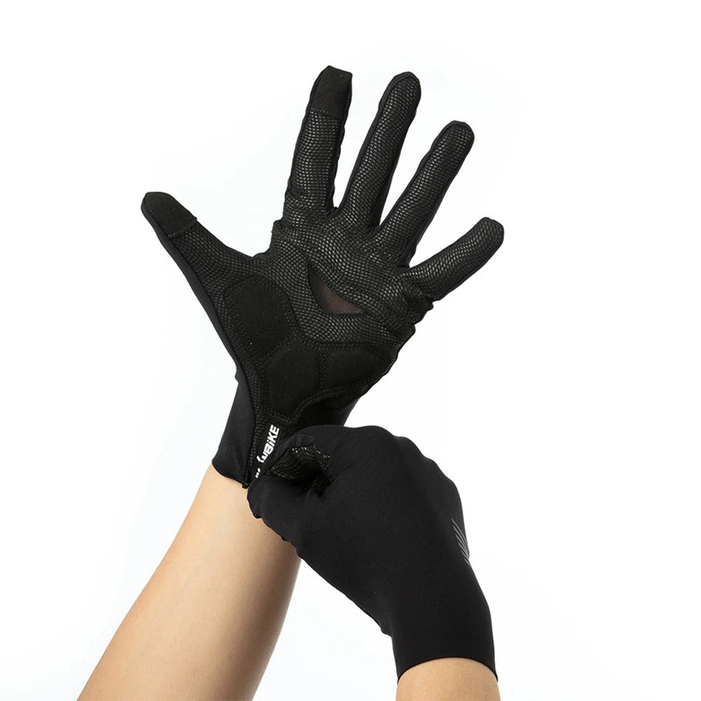 Full Finger Cycling Gloves Touchscreen Breathable Shockproof