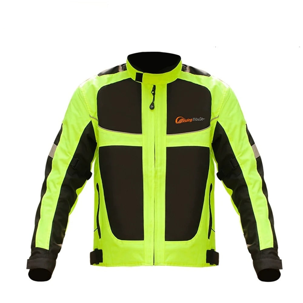 Summer Motorcycle Jacket Breathable Riding Coat with Protective Pads