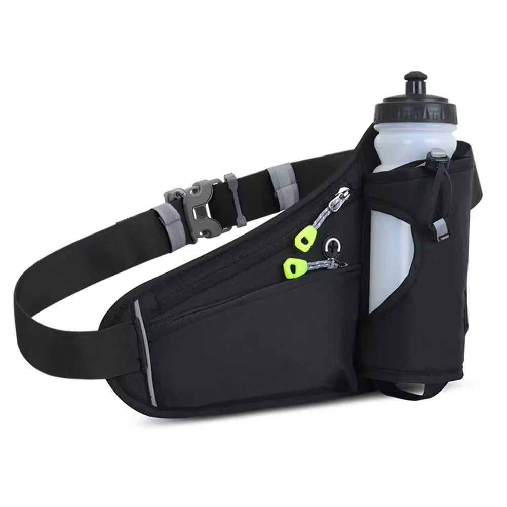 Running Waist Bag with Water Bottle Holder Hydration Belt