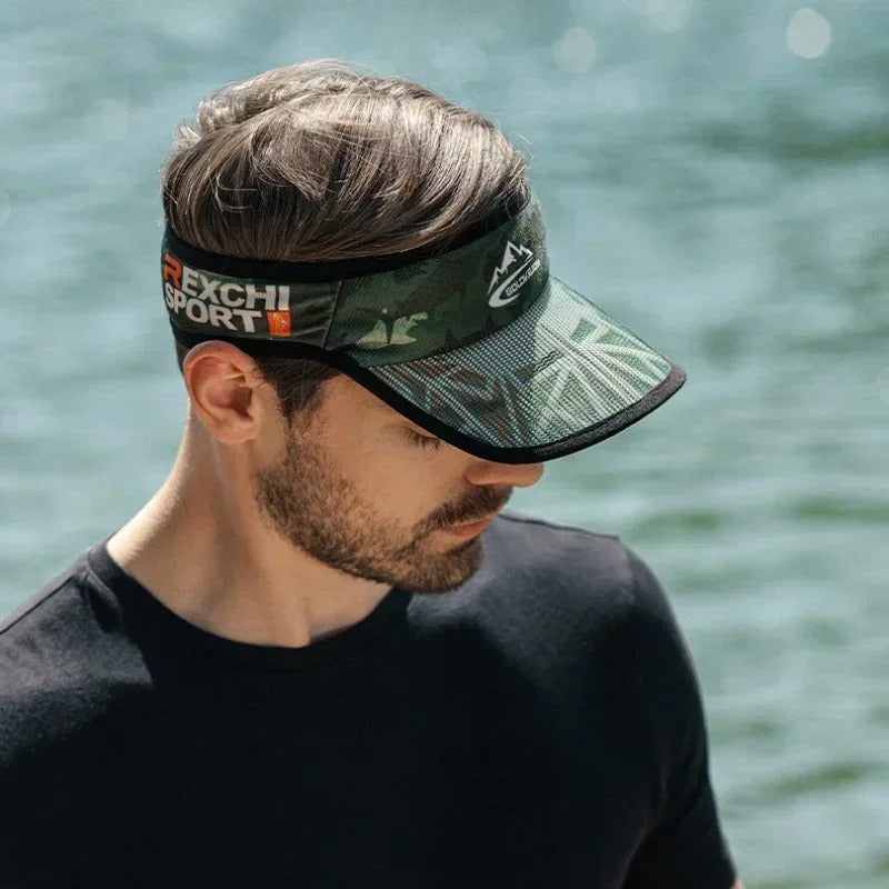 No Slip Cooling Sun Visor Mesh Cap For Men