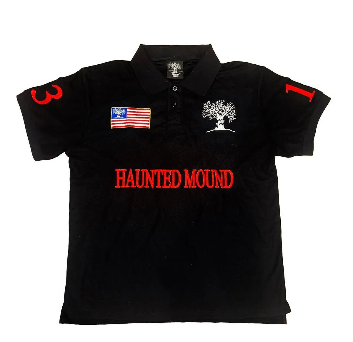 Men’s Retro Polo Shirt Y2K Streetwear Hip Hop Embroidery