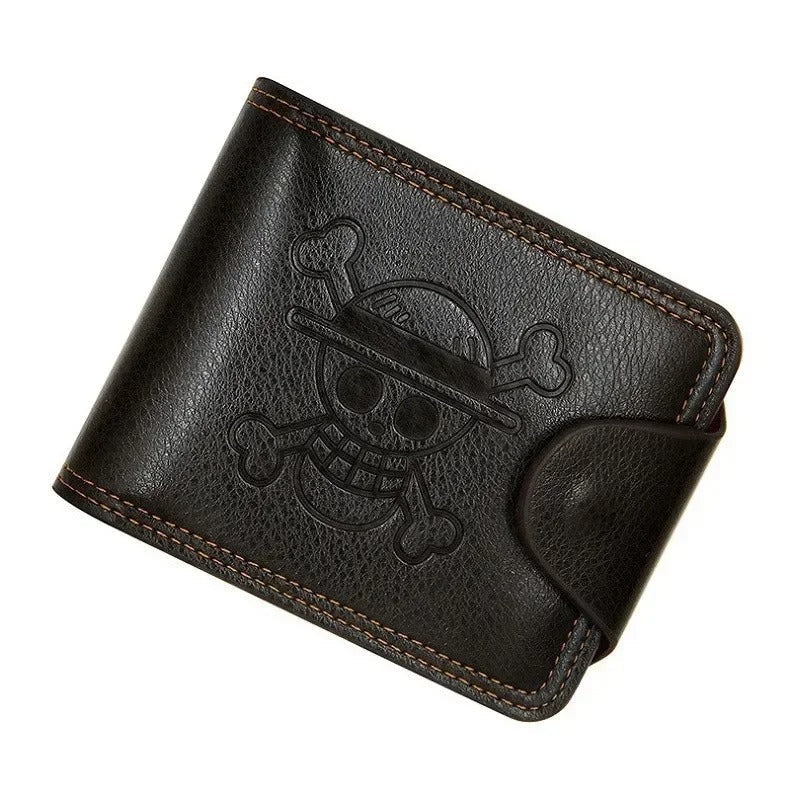 Men’s Slim Bifold Wallet Faux Leather Business Card Holder