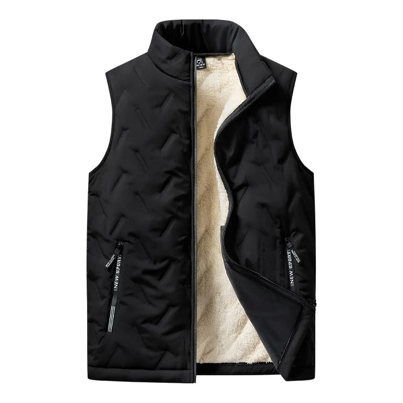 Men’s Elite Cotton Vest Jacket Warm Winter Sleeveless