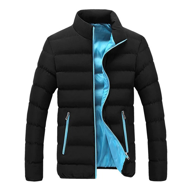 Men’s Cotton Padded Winter Jacket Casual Warm Thick Coat
