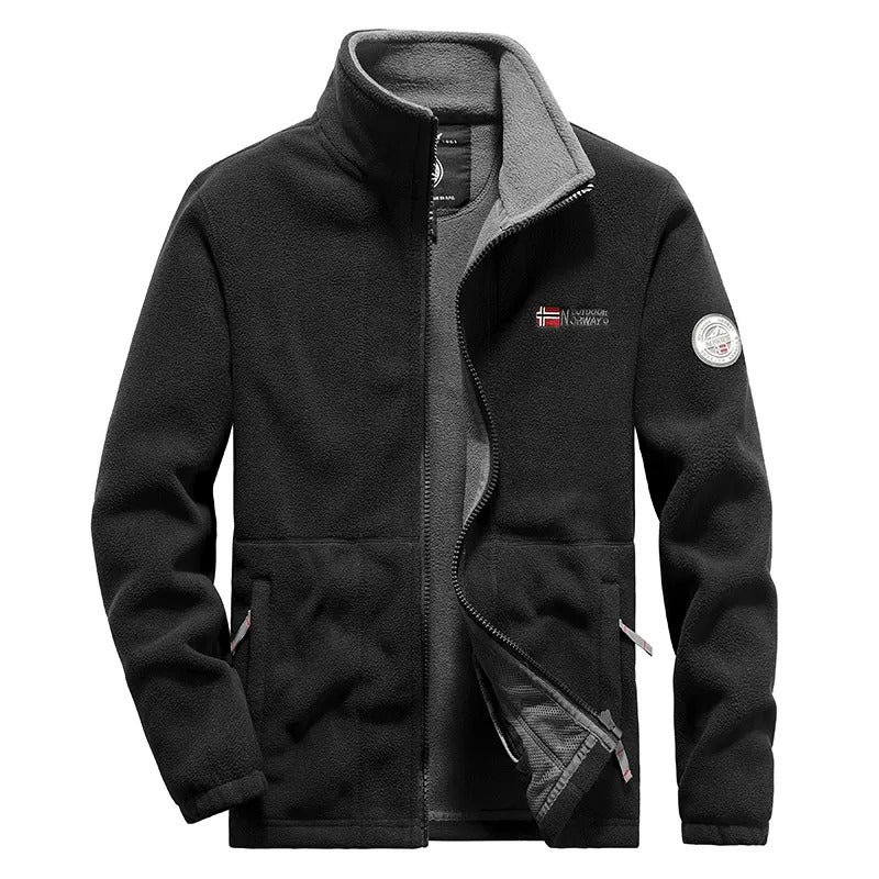 Men’s Winter Polar Fleece Tactical Jacket Outdoor Hiking Coat