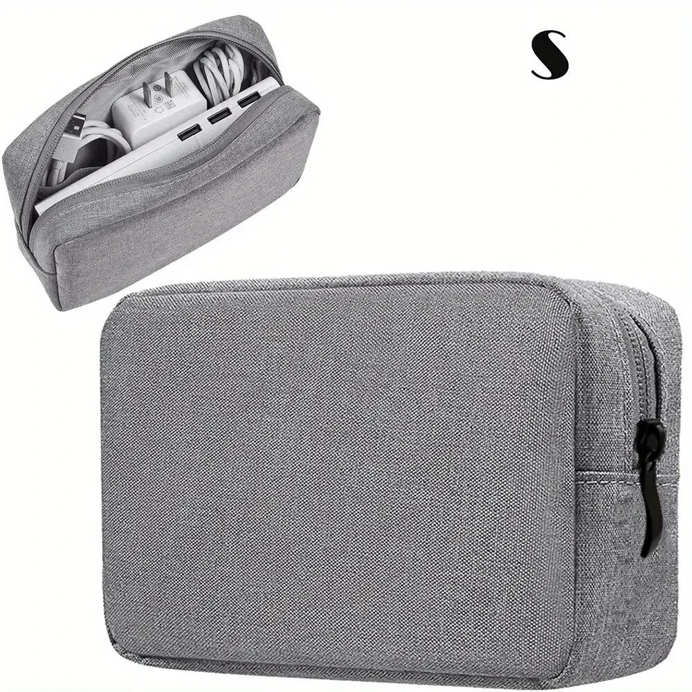 Men Portable Digital Organiser Case Travel Storage Bag