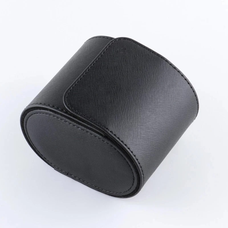 Single Watch Storage Box Vintage PU Leather Travel Case