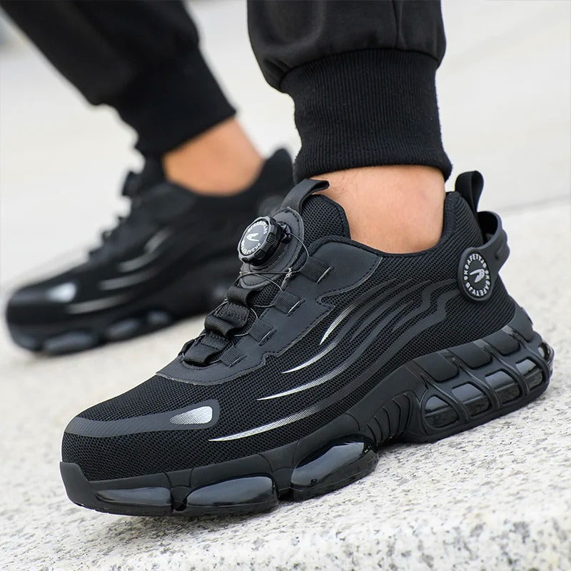 Men’s Safety Shoes Steel Toe Anti-Puncture Work Sneakers