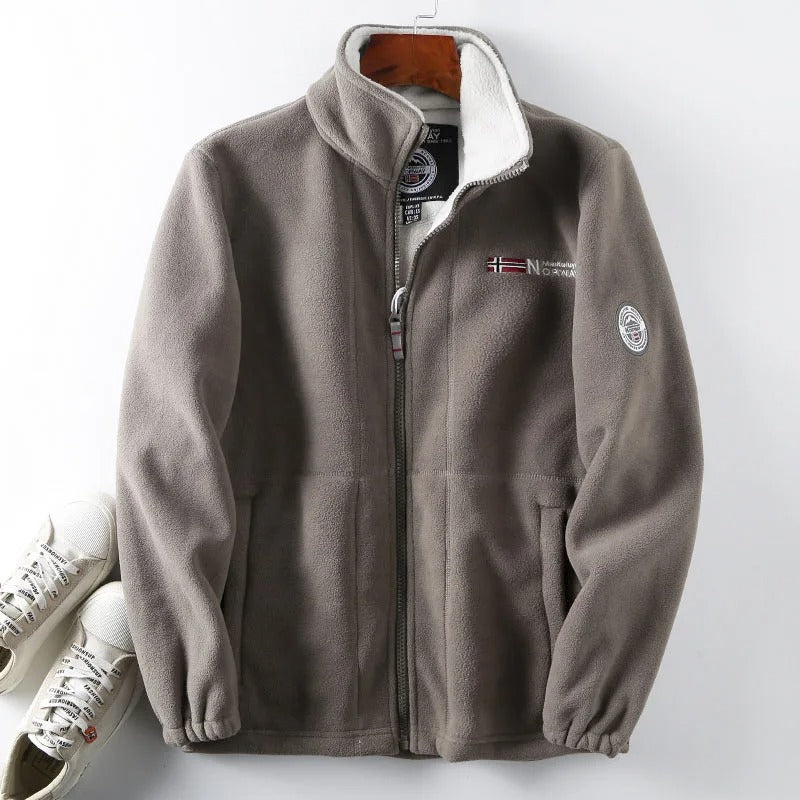 Men’s Casual Wool Jacket Warm Thickened Winter Fashion Coat
