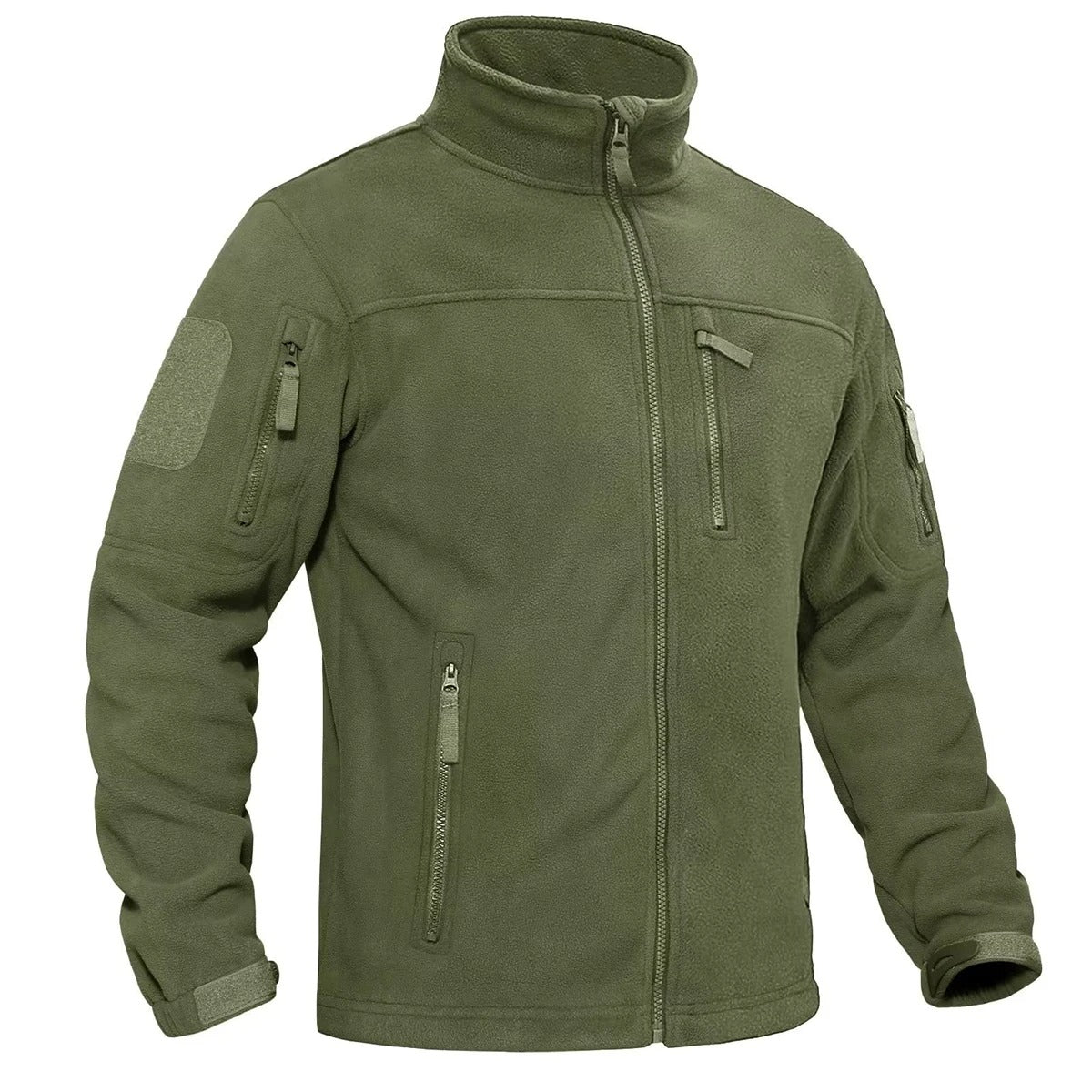 Men’s Fleece Jacket Warm Windproof Outdoor Hiking Zip Coat