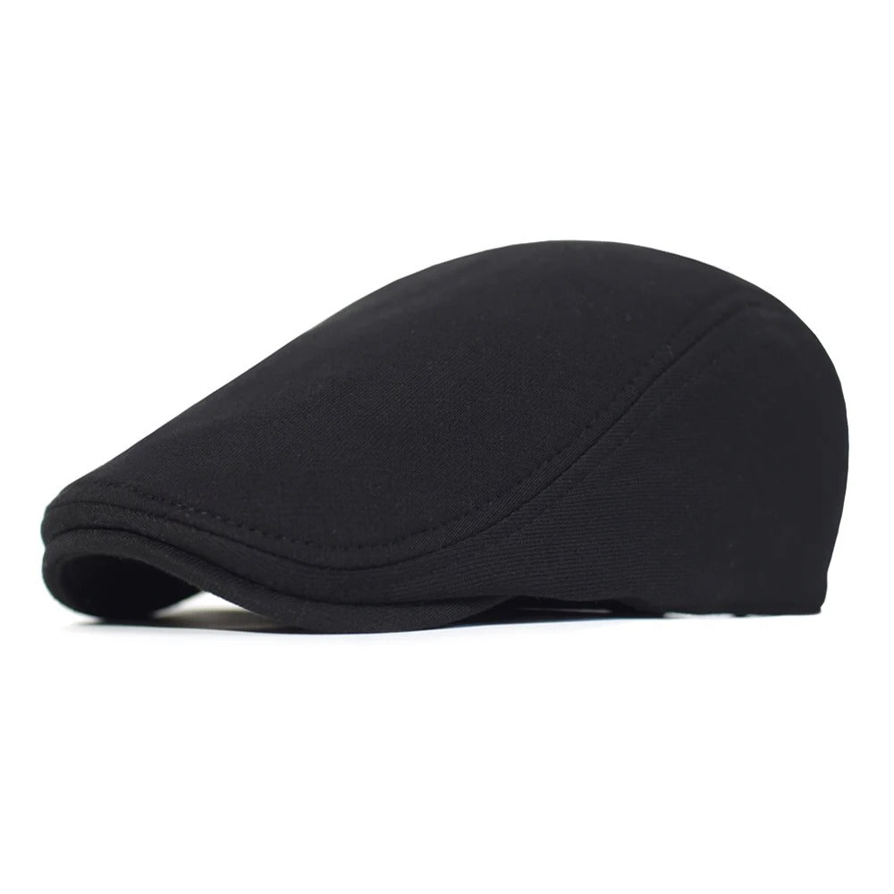 Unisex Cotton Newsboy Cap Retro Casual Flat Driver Hat
