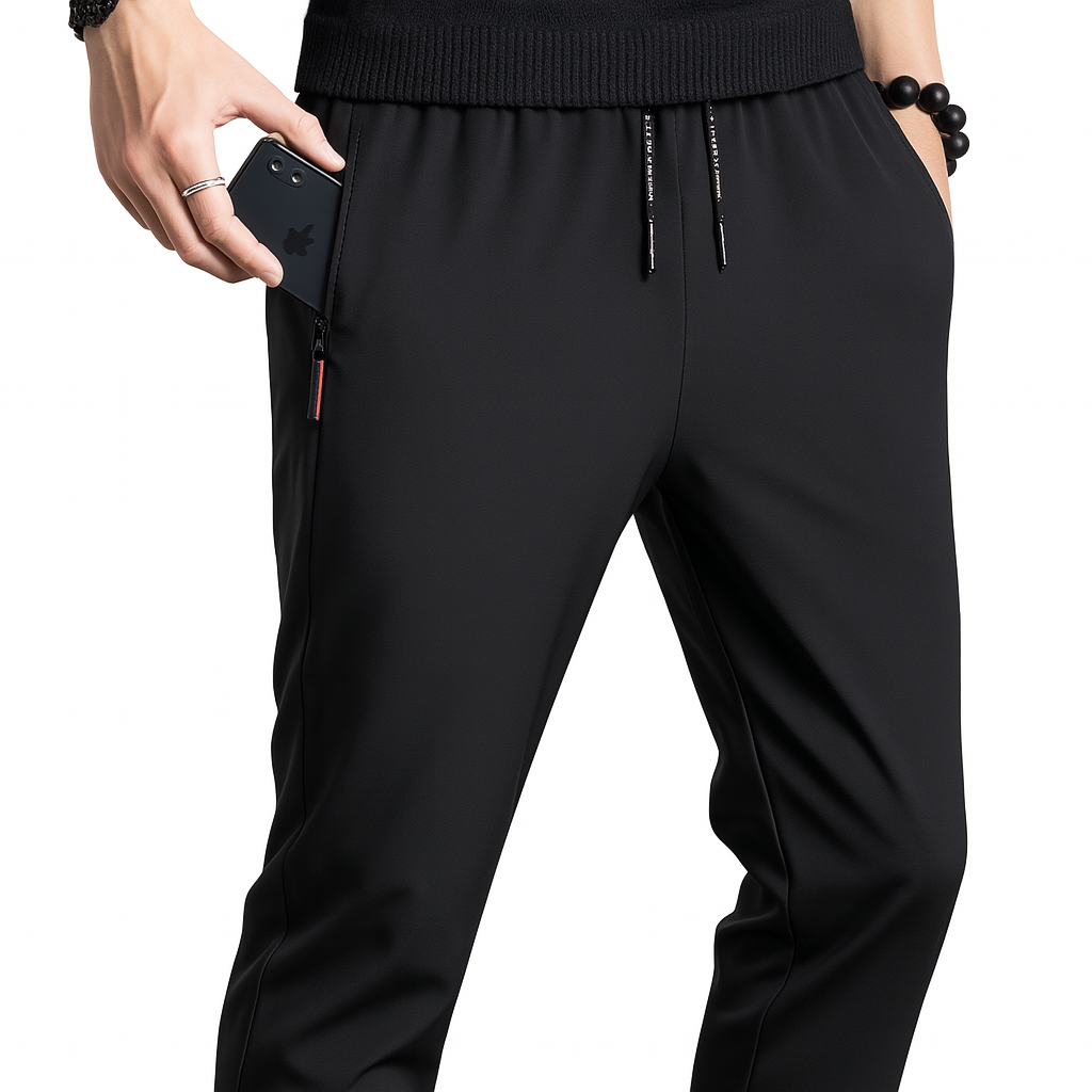MenElite Stretch Slim Fit Casual Jogger Trousers