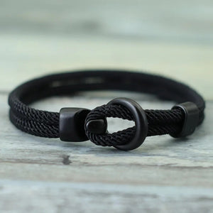 Men’s Double-Layer Rope Bracelet